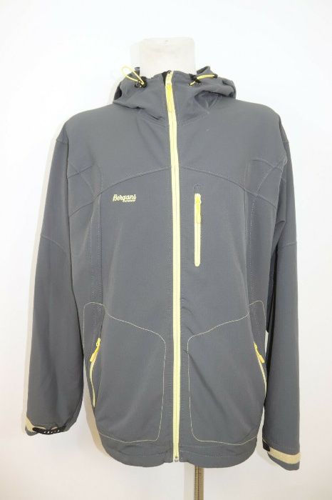 Мъжко туристическо яке ветровка windstopper софтшел softshell BERGANS