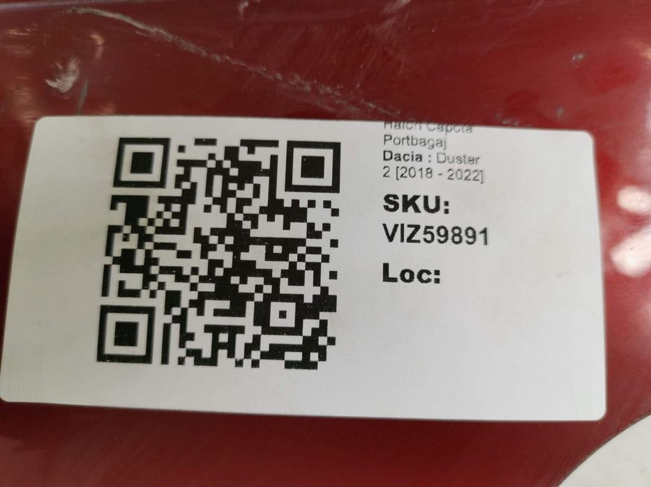 Haion Capota Portbagaj Dacia  Duster 2 2018 2019 2020 2021 2022 Origin