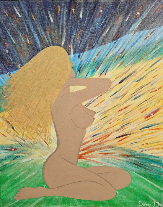 Tablouri de vânzare, picturi realizate manual în acril pe pânză.