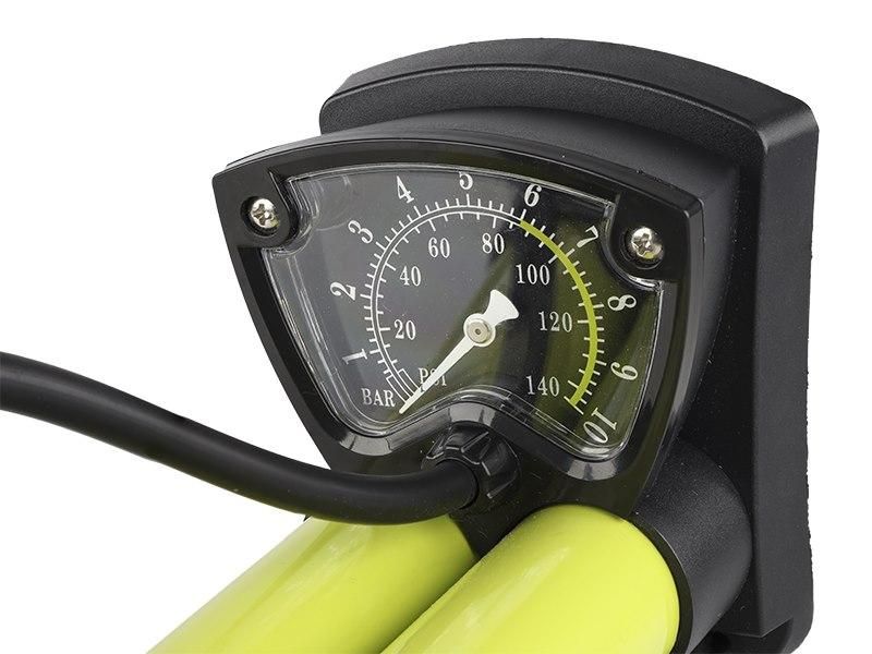 двубутална крачна помпа с аналогов манометър, макс. 10 bar / 140 ...