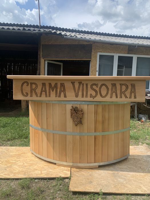 Baruri rustice din lemn masiv