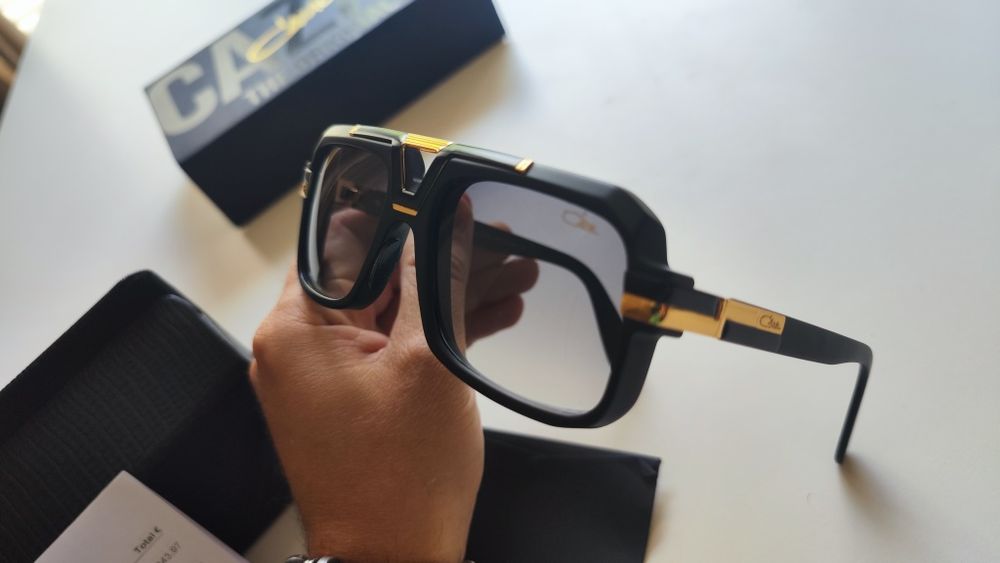 Cazal слънчеви очила с позлата