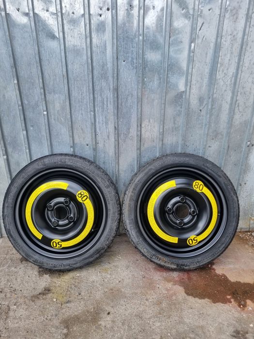 2 x buc Roata Slim R14 4x100 CB 57.1 Anvelopa T105/70/R14