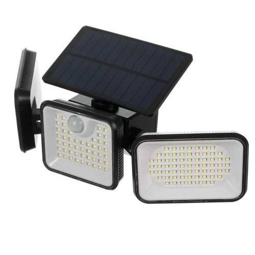 Соларна градинска лед лампа със сензор за движение 180 LED Izoxis