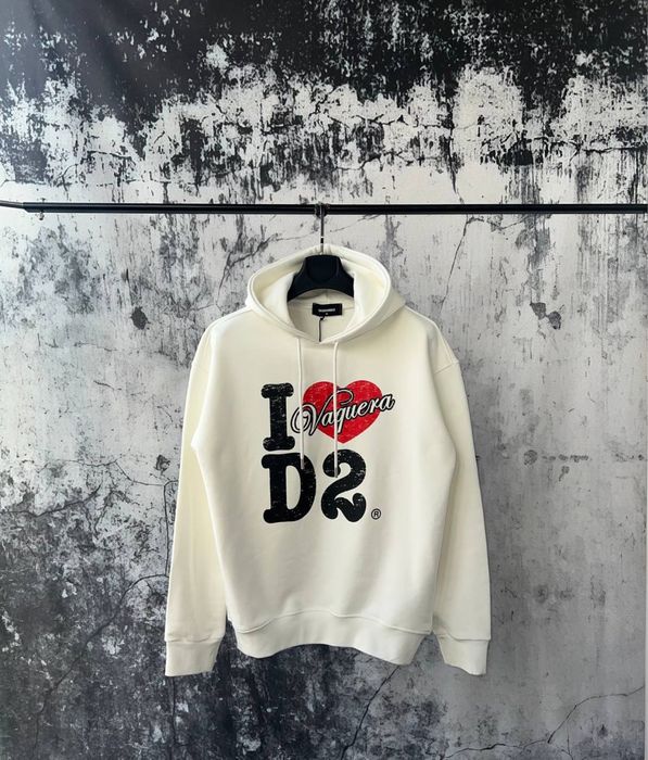 Hanorac Dsquared Premium Alb Negru