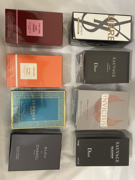 Парфюми Dior, Versage, Tom Ford