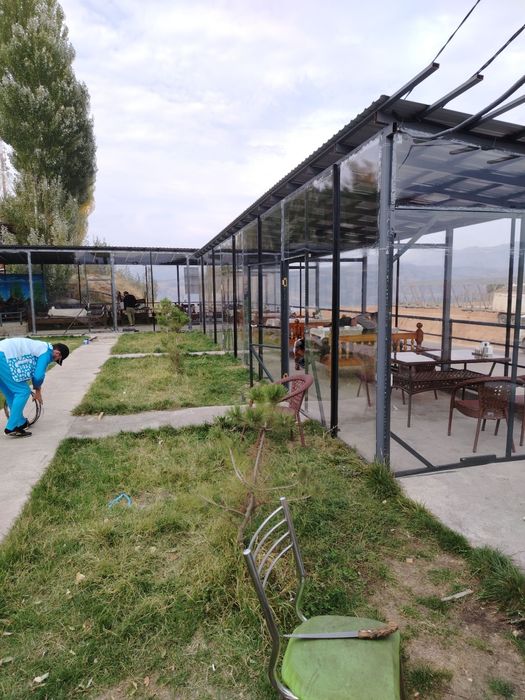 Прозрачный салафан ва баннер и тент устанофка киламиз