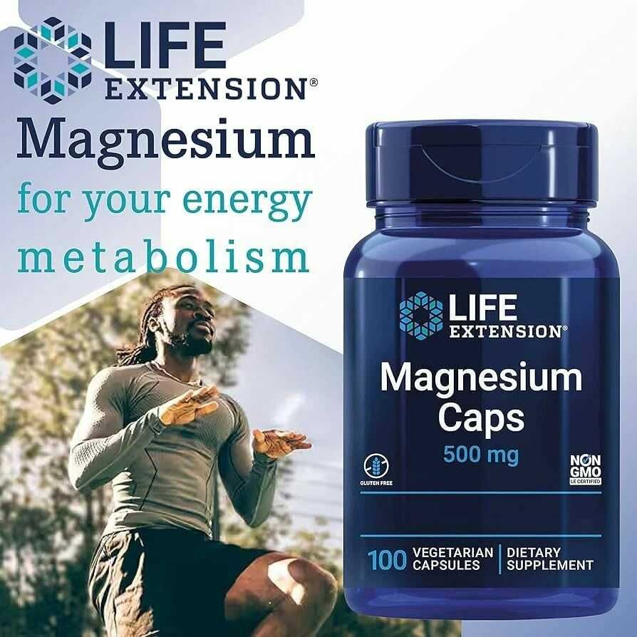 Life Extension, Magniy, Magnesium, Магний, 500 мг, 100 капсул