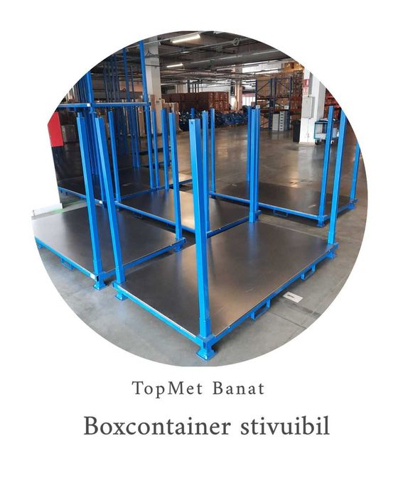 producem boxpaleti metalici industriali ieftini TOPBOX
