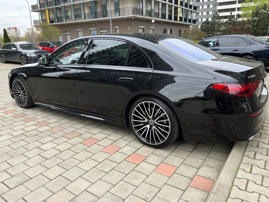 Jante Mercedes 19 AMG Negru lucios R19 W222 W221 W212 W204 anvelope vara/iarna 245-40-19-275-35-19