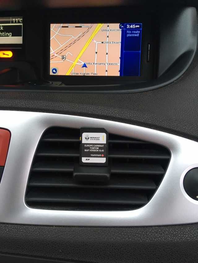 Renault TomTom Evolution R-LINK 11.05 Sd Card 2024 Навигация Рено карт