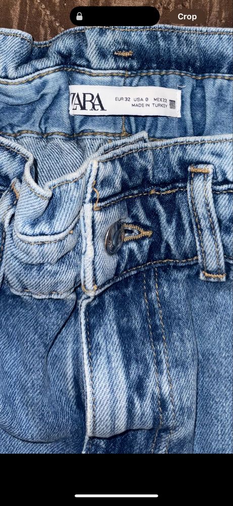 Дамски  свтло сини дънки ZARA.