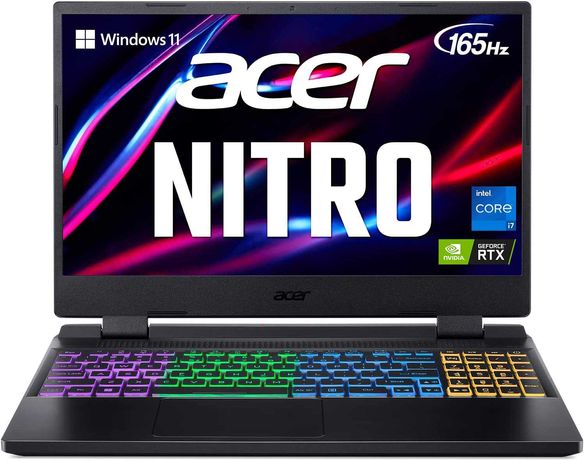 Acer nitro 5 i5-12500H ОЗУ 8 ГБ SSD 256ГБ RTX 3050 FHD IPS 17.3" 144Hz