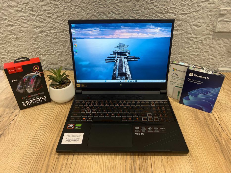 Игровой ноутбук Acer Nitro V16 /Ryzen 7-8845HS/16GB/1TB/RTX4060-8GB