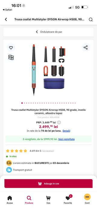 Dyson Airwrap HS08 NOU