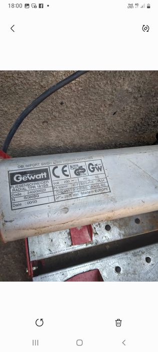 Mașină de tăiat gresie/faiantă