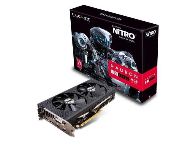 11бр. видео карти - RX 480 8GB Sapphire Nitro с 2г. гаранция