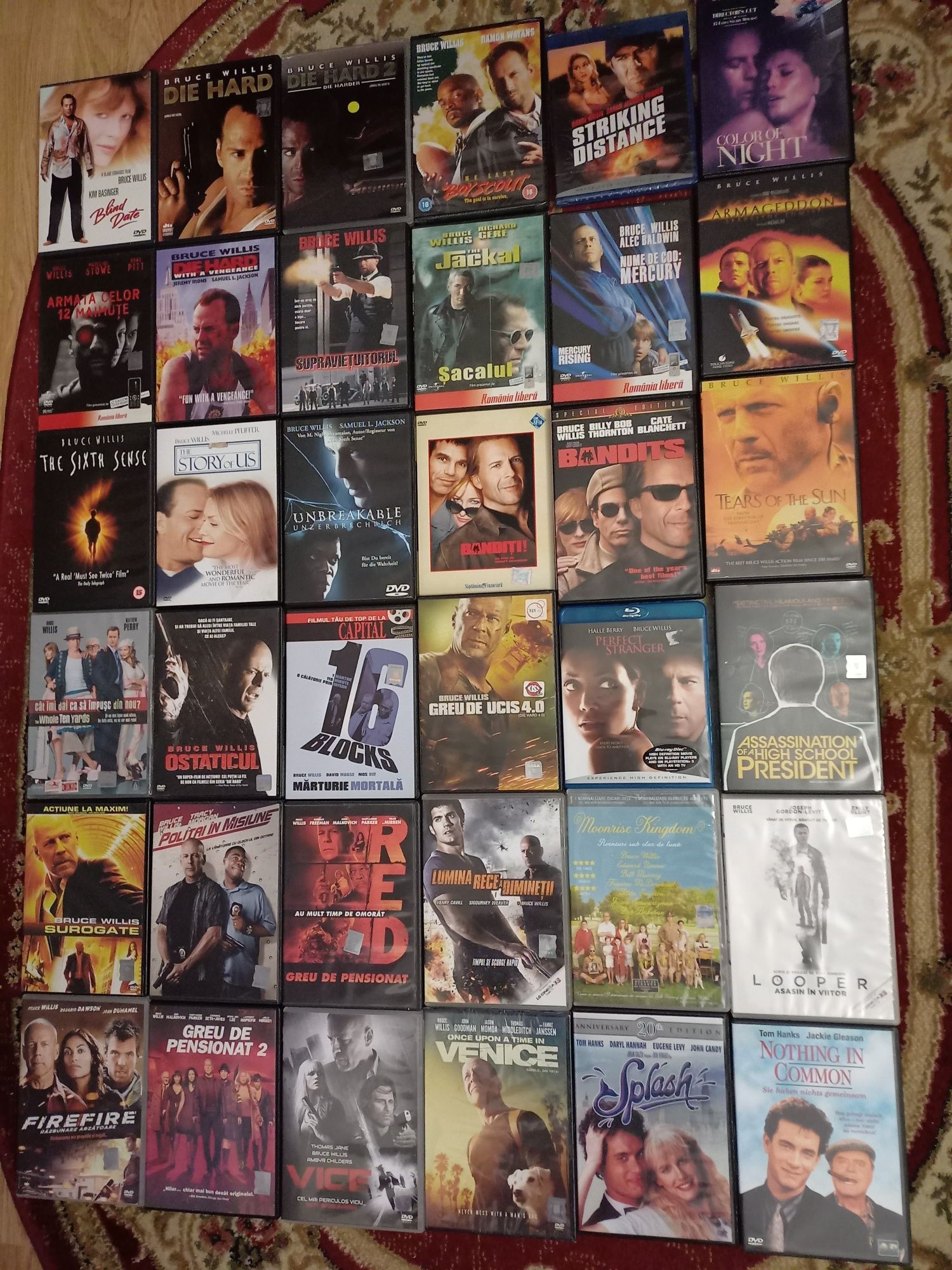 MARLON BRANDO,BRUCE WILLIS,GregoryPeck,dvd filme colecție oscar