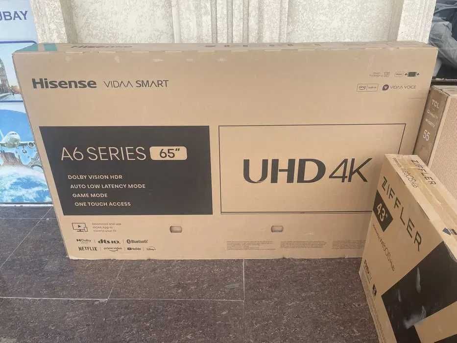 Телевизор Hisense 85A6K 4K UHD Smart TV нови партия Доставка Есть