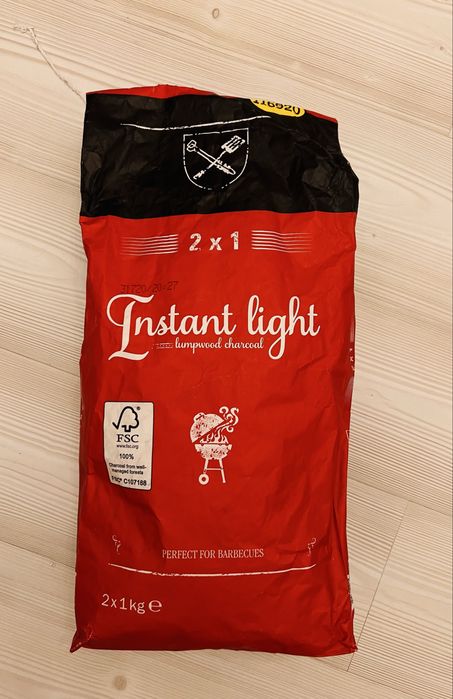 Carbune din lemn - instant , 2kg