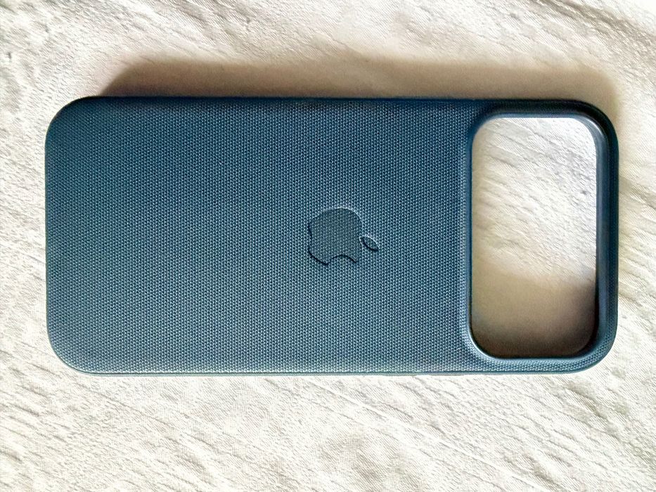 husa Apple orig. Techwoven albastru MagSafe iPhone17 Pro Max ca nou