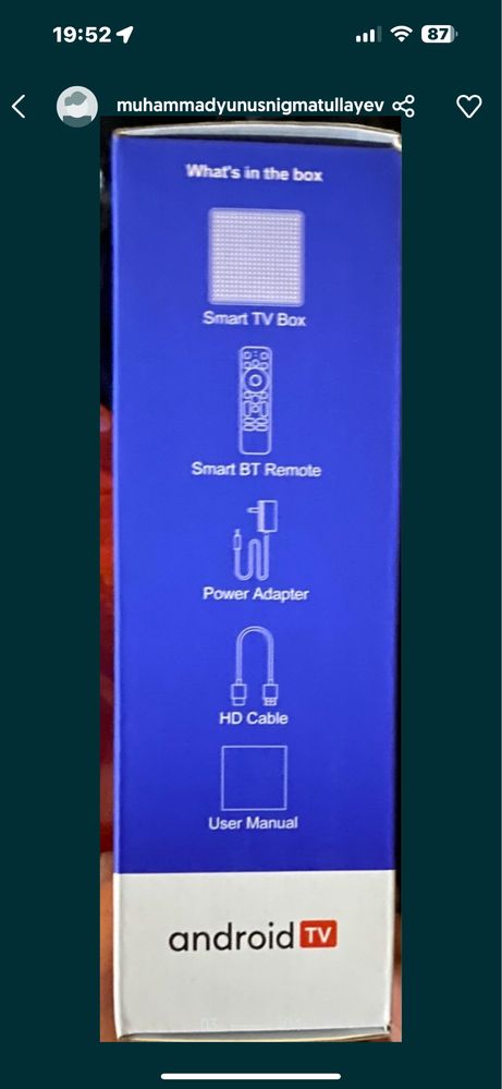 Android Tv eski telvizorni Youtube li qilib beradi