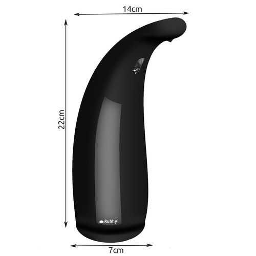 Безконтактен дозатор за сапун-черен