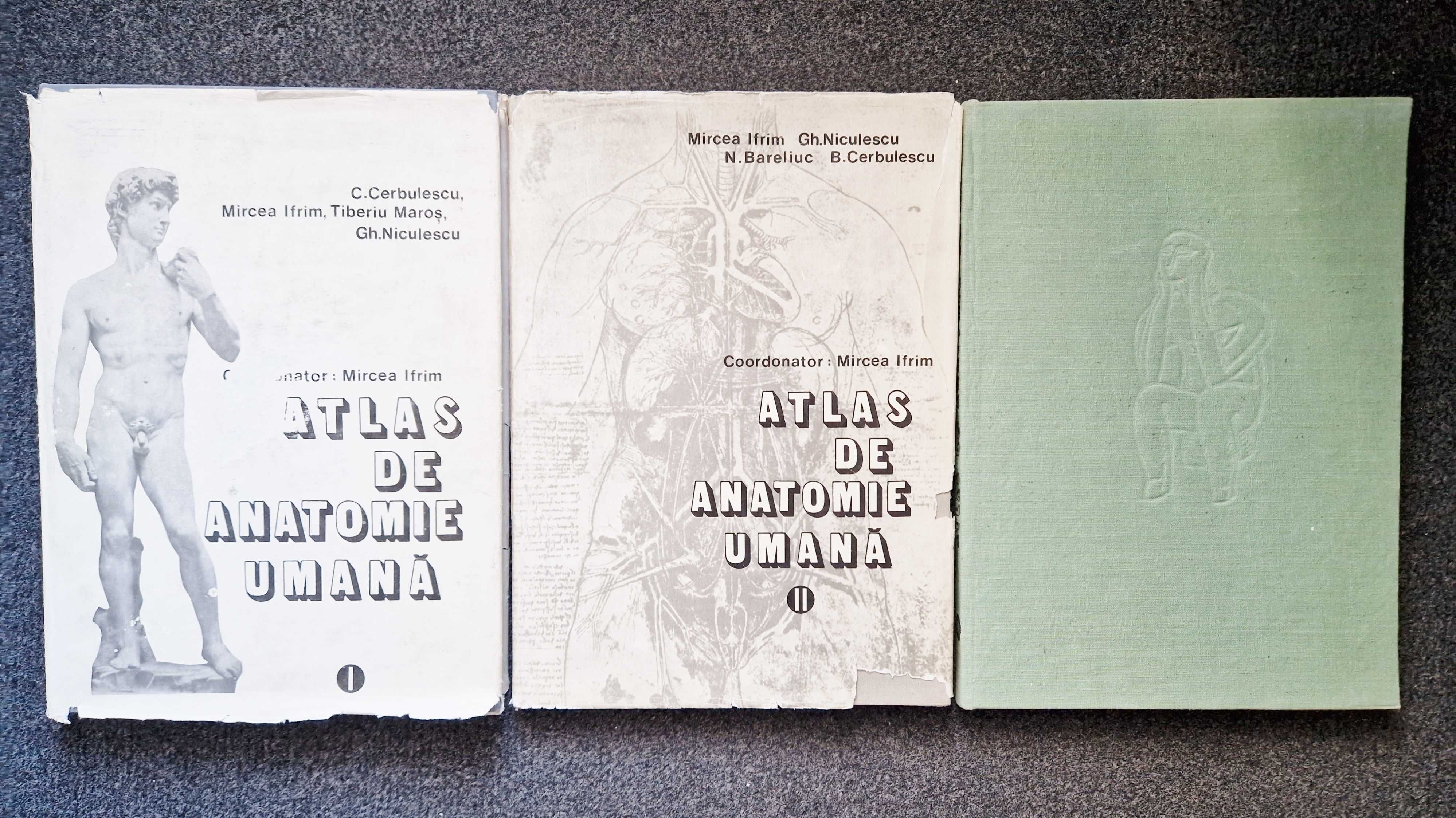 ATLAS DE ANATOMIE UMANA - Mircea Ifrim (3 volume)