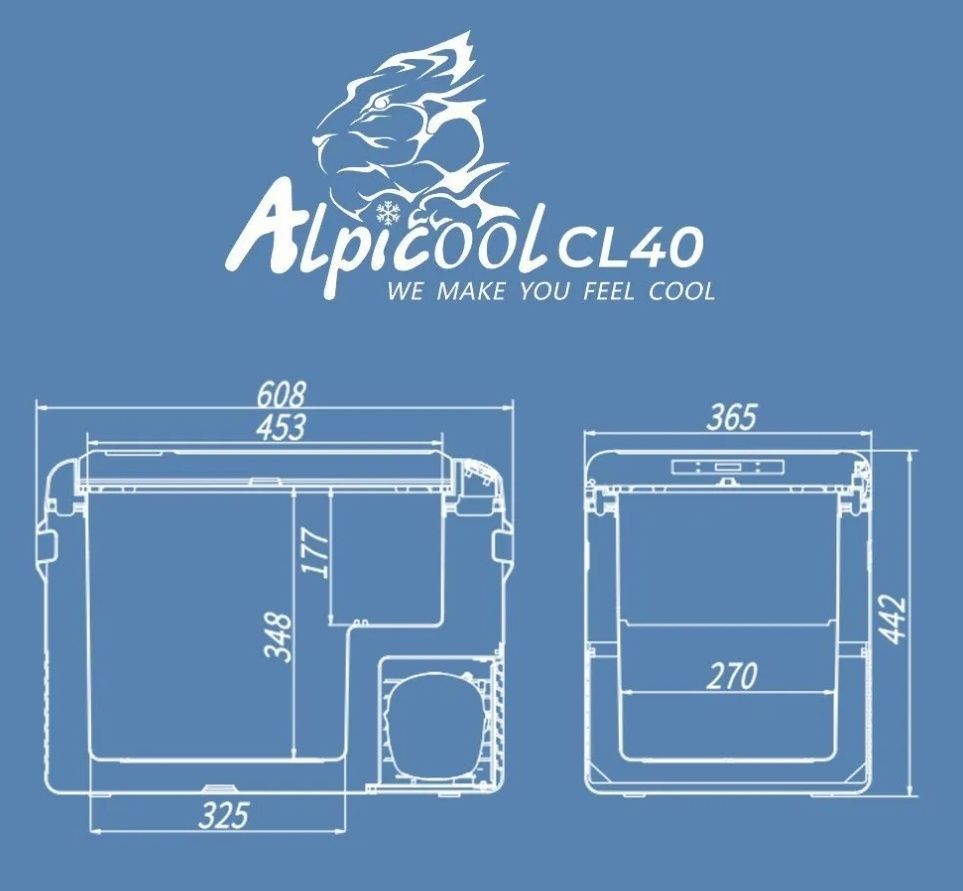 Компрессорный автохолодильник Alpicool C40 (40 литров)