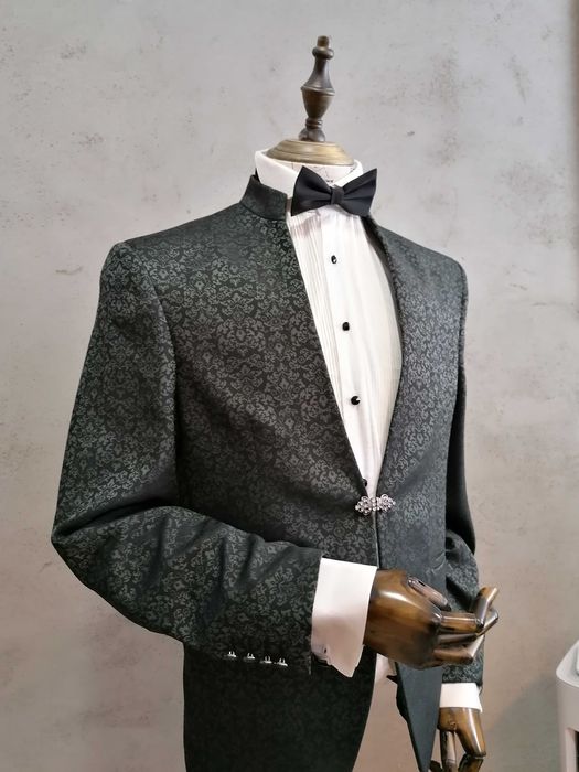 Sacou mire + papion, super slim fit, mai multe marimi disponibile
