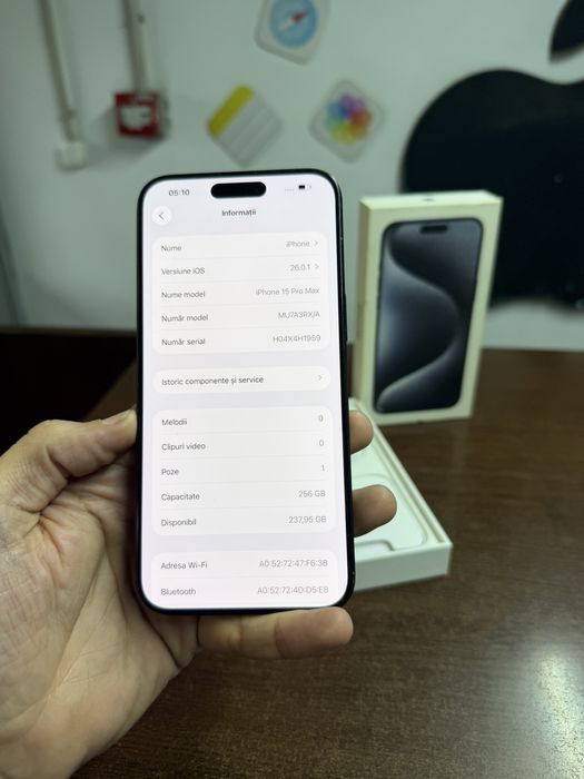 Vand Iphone 15 Pro Max 256Gb Natural Titanium