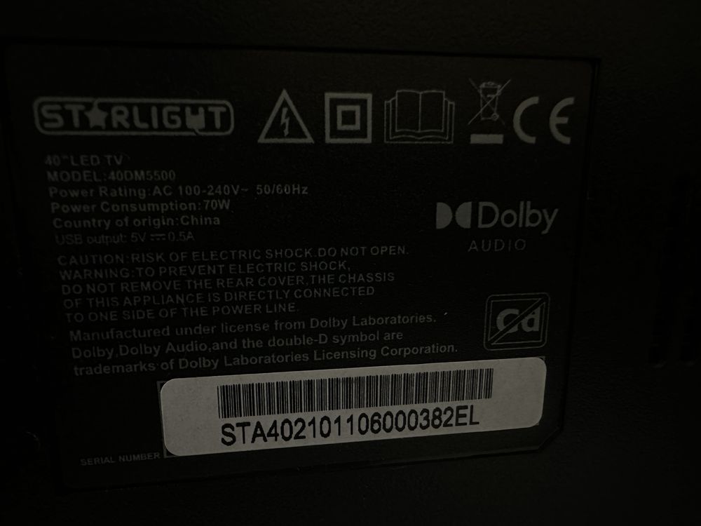 TV Starlight Full HD 40DM5500 100cm diagonala (40”)