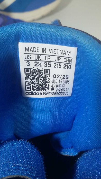 Лот 2 Адидас детски маратонки/обувки 35-ти номер