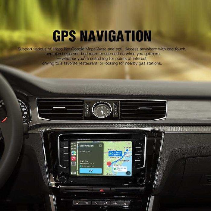 Ecran cu Apple CarPlay / Android Auto Wireless Volkswagen, Skoda, Seat