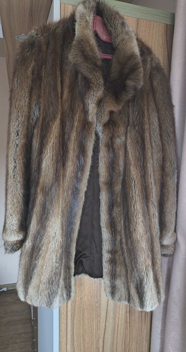 Палто естествен косъм