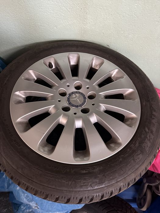 Jante mercedes cu anvelope dunlop iarna
