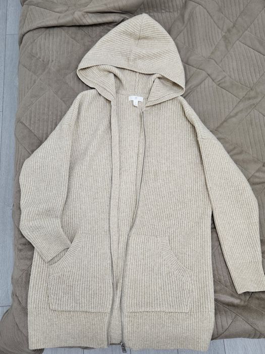 Кофта на замке удлиненная