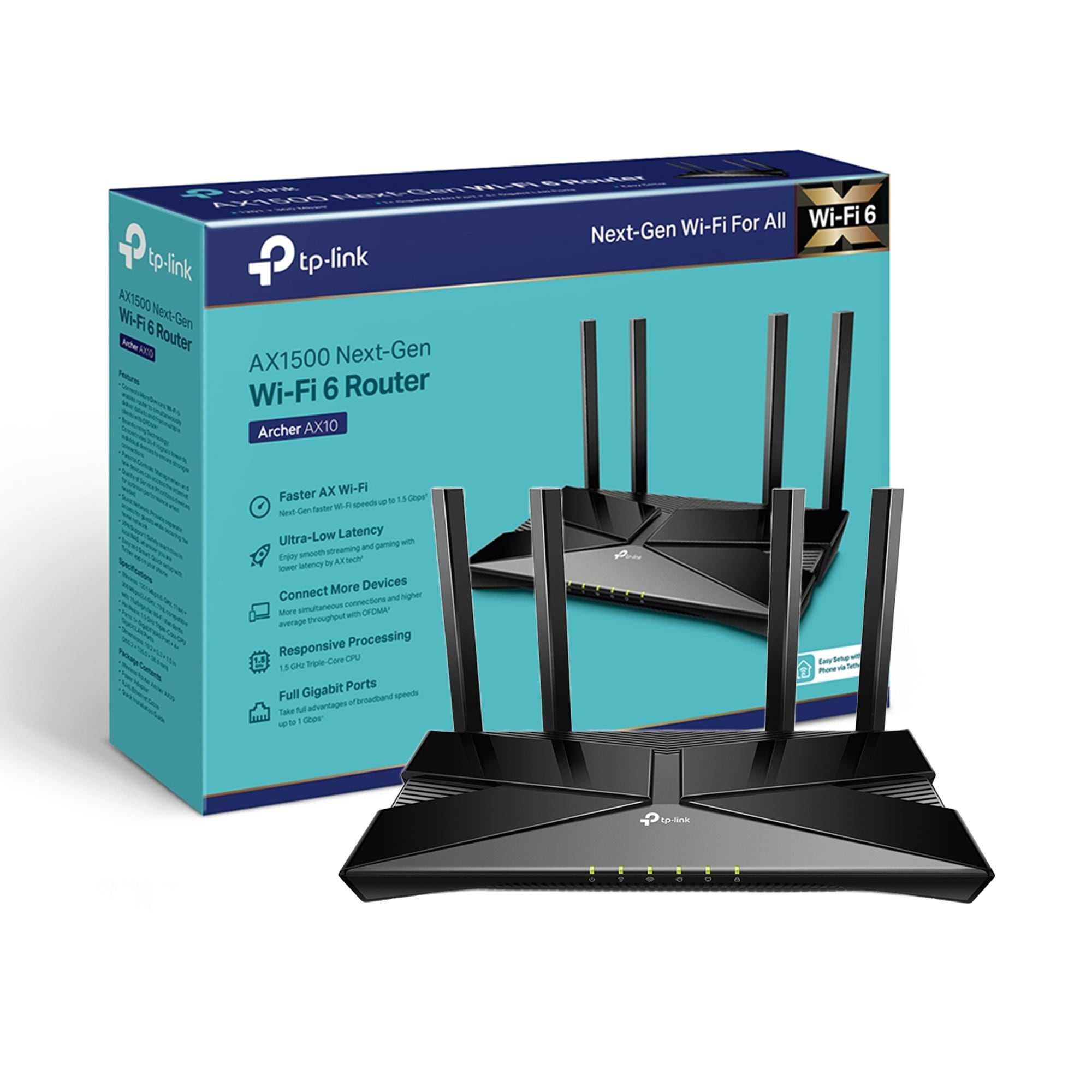 [Новый] Wi-fi TP-LINK AX10 AX1500 гигабитный (Форма оплаты ЛЮБАЯ)