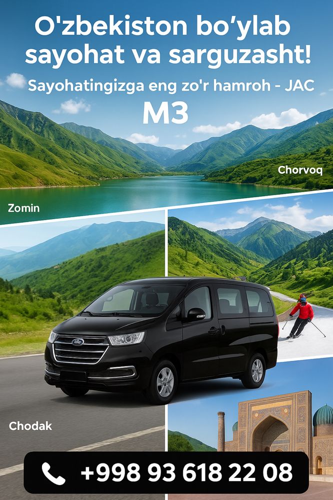 O’zbekiston bo’ylab sayohat qiling!