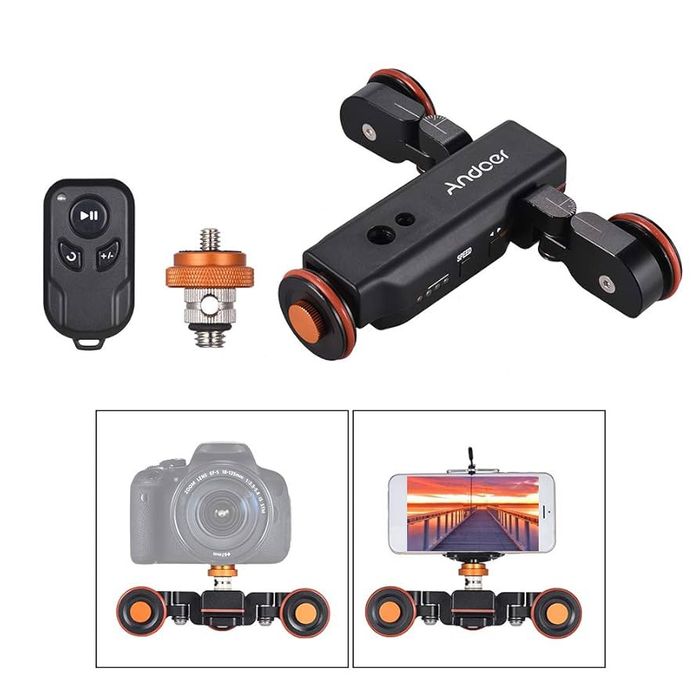 Andoer L4 Pro моторизирана камера Video Dolly Slider Skater