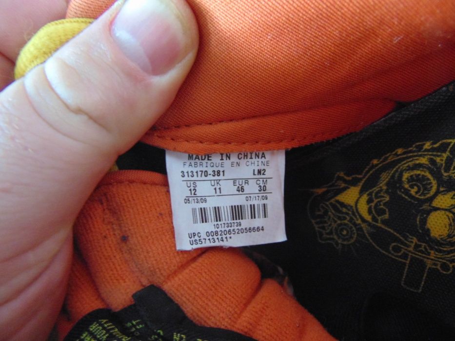 Nike Sb Dunk Low Green Spark Hoop Orange номер 46 Оригинални кецове