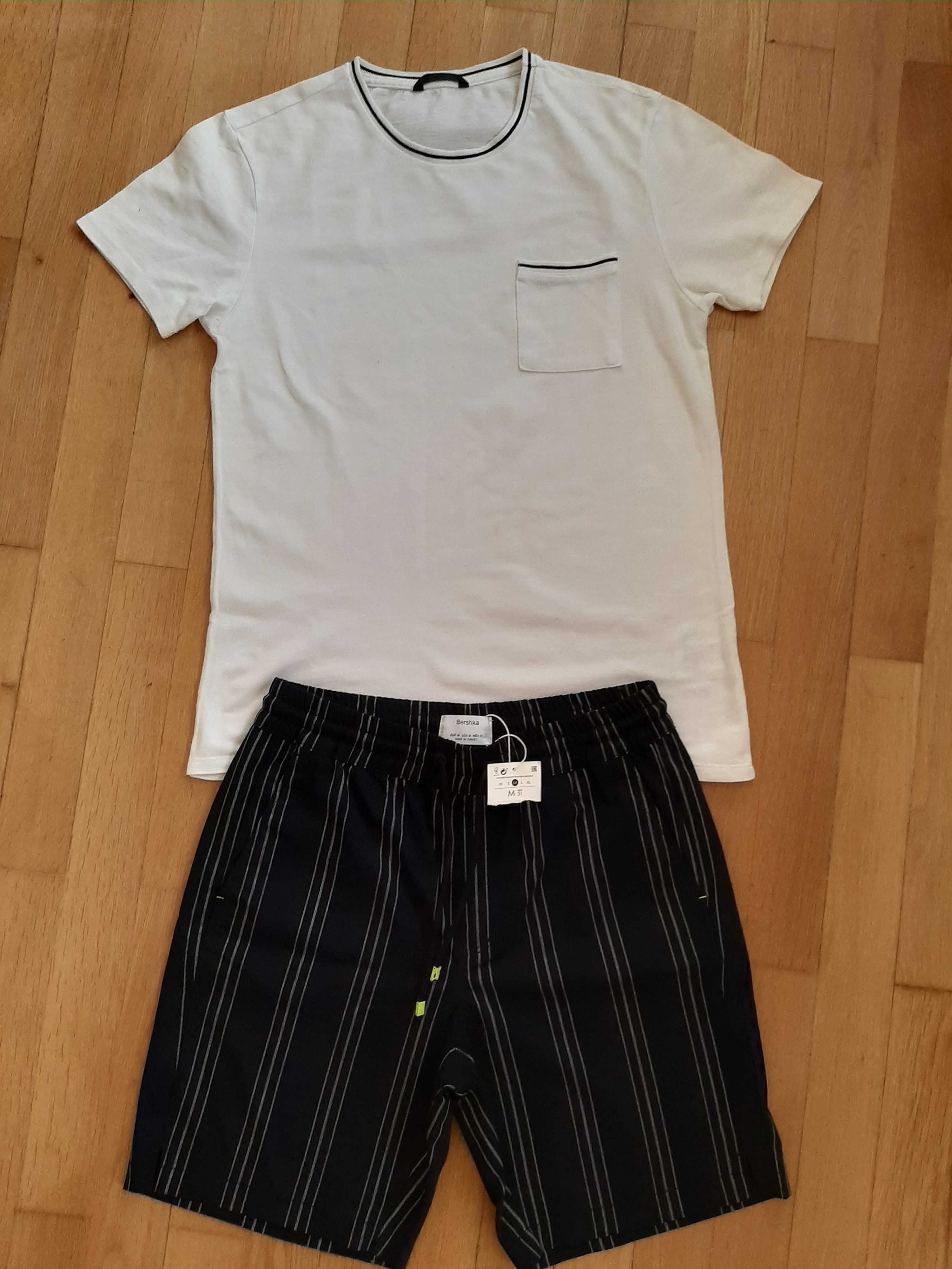 Мъжки къси и дълги дънки Bershka, блузи Calvin Klein, DKNY, размер М