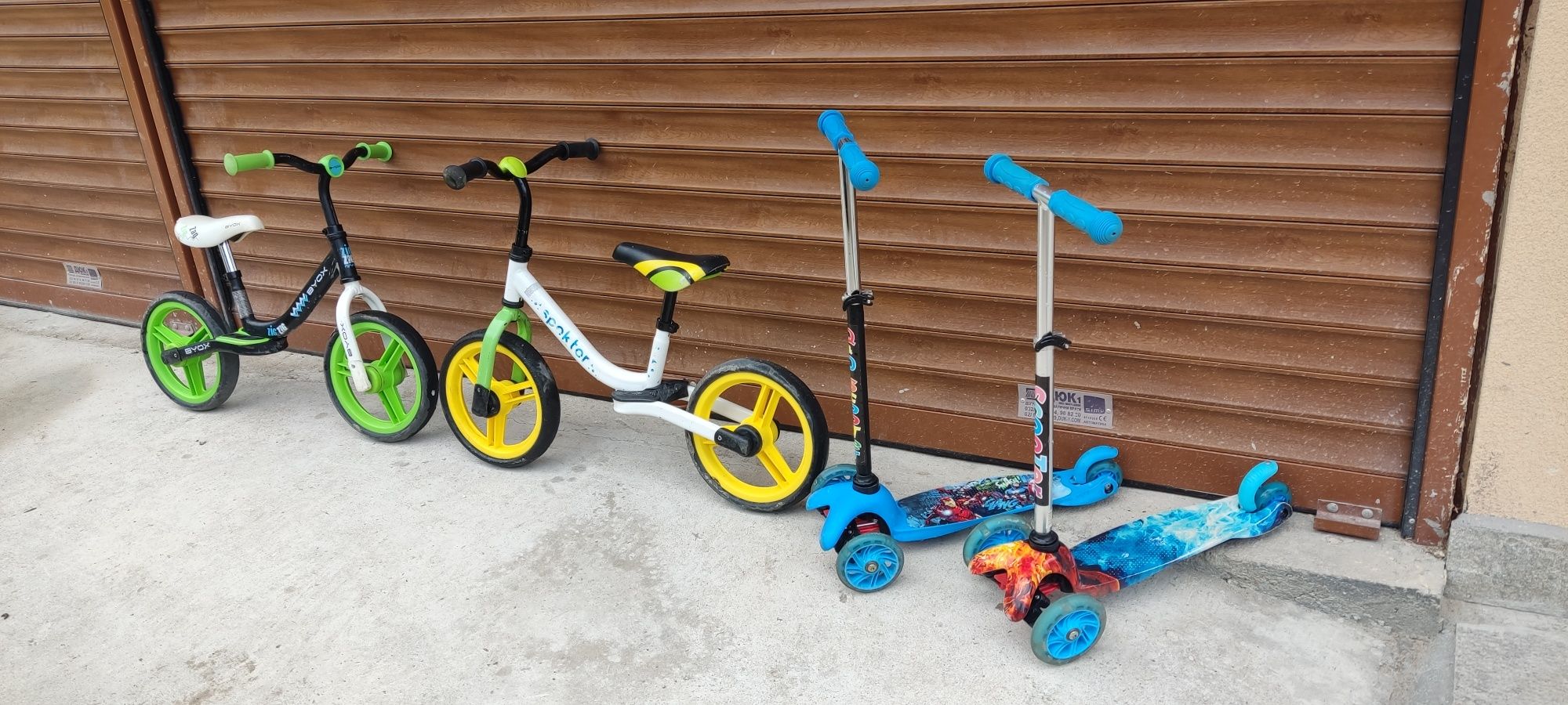 Детска светеща тротинетка тротинетки балансиращ велосипед
