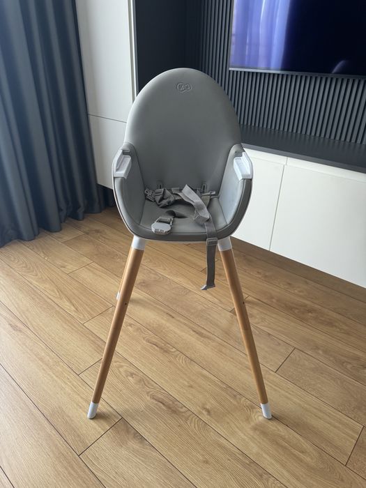 Столче за хранене KinderKraft Fini, сиво