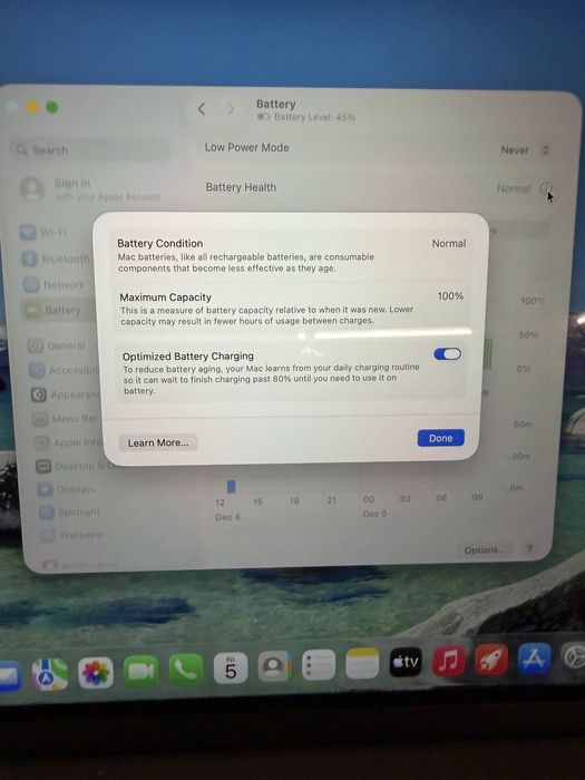 MacBook Air M3 256 ГБ Зора Гаранционен като НОВ ! Midnight