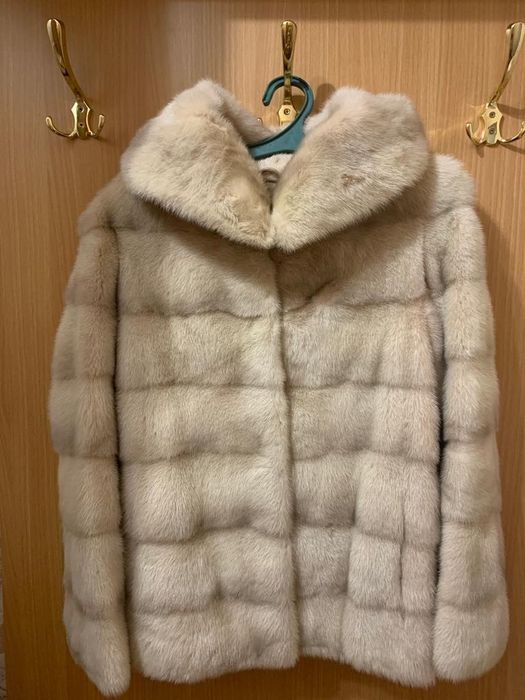 Очень теплый норковый полушубок. Размер 36 - 38 / S - М / 42  44/.