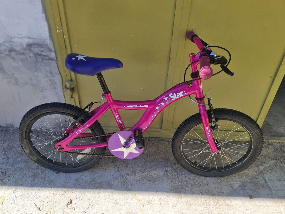 Детско женско колело подходящо за 4-10 годишно дете.