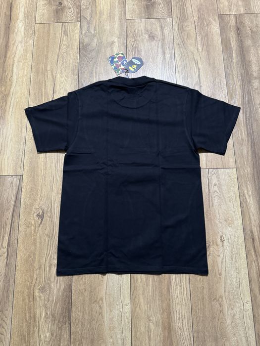 НОВО! Bape T-shirt Black Blue Head тениска