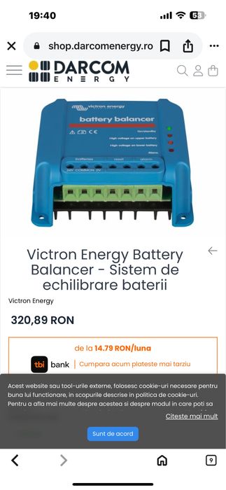 Balansoare pt bateri victron