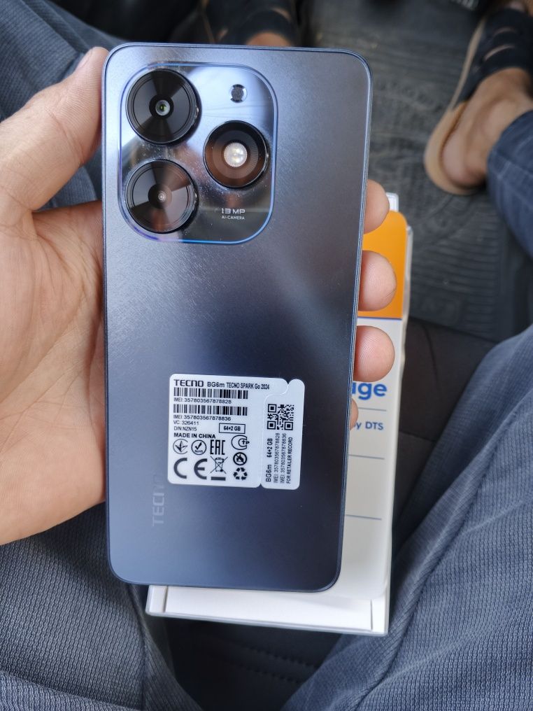 Tecno Spark  go yangi